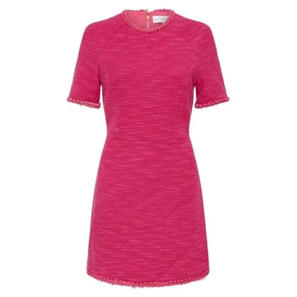 NWT $470 Rebecca Vallance Anita Boucle Mini Dress - Tweed Jackie O Preppy - Picture 9 of 12